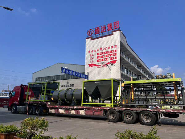 安徽六安顆粒有機肥生產線發(fā)貨3.jpg
